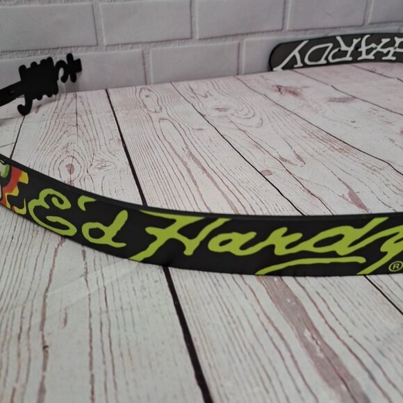 Ed Hardy Tattoo Design Reversible Belt Men's Size 42 New with Tags! - Picture 4 of 9